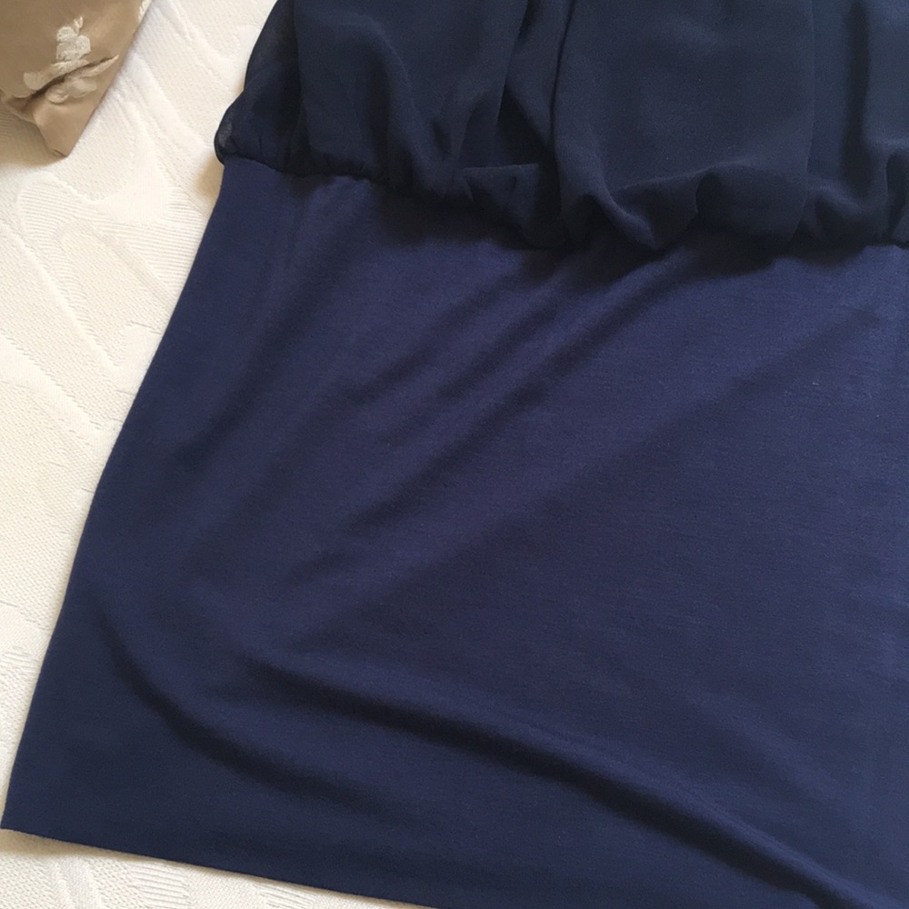 Kanvas Navy Blue Mini Dress Size S - Picture 5 of 9
